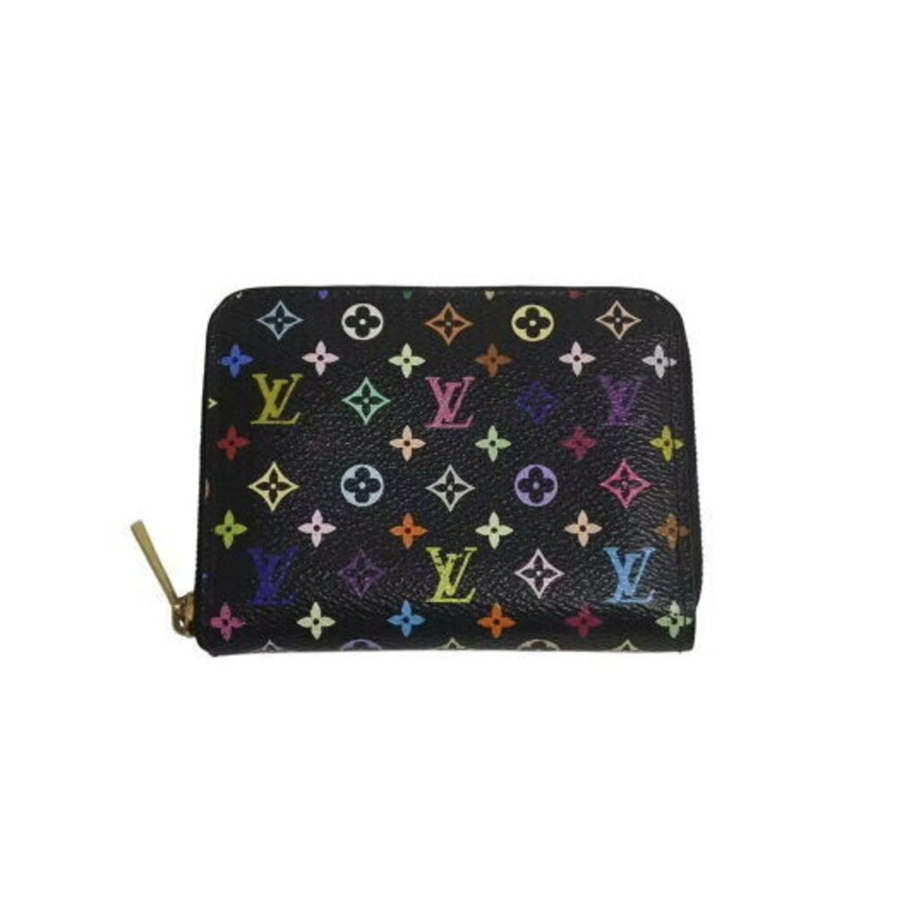Louis Vuitton Monogram Multicolore Multicolor Zippy Coin Wallet Violet